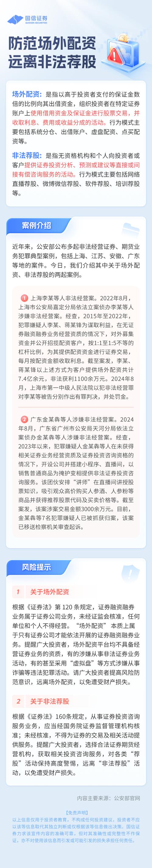 非法证券期货活动转移至线上，场外配资是啥？有何行为模式？