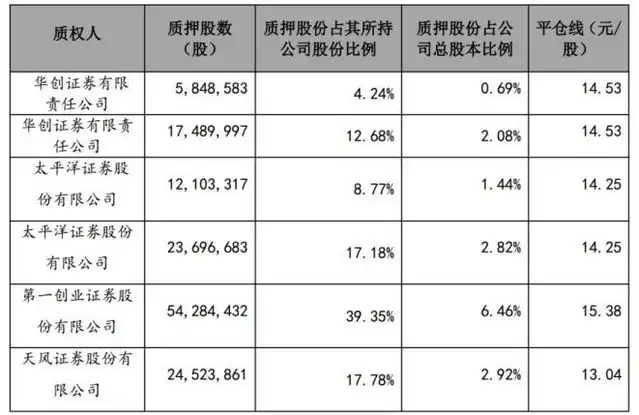A股市场股权质押比例_股票杠杆_股权质押平仓风险