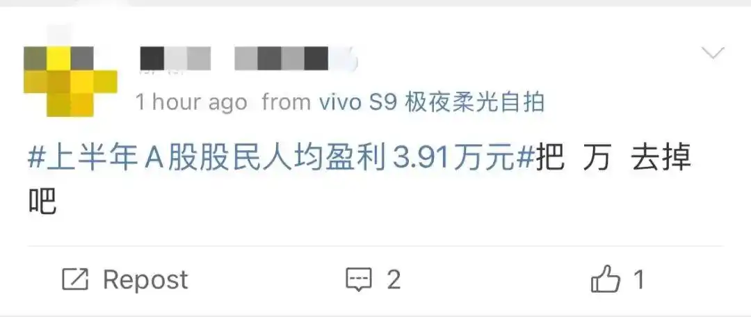 A股股民人均盈利3.91万计算方式_杨德龙公式解析_炒股能赚钱吗
