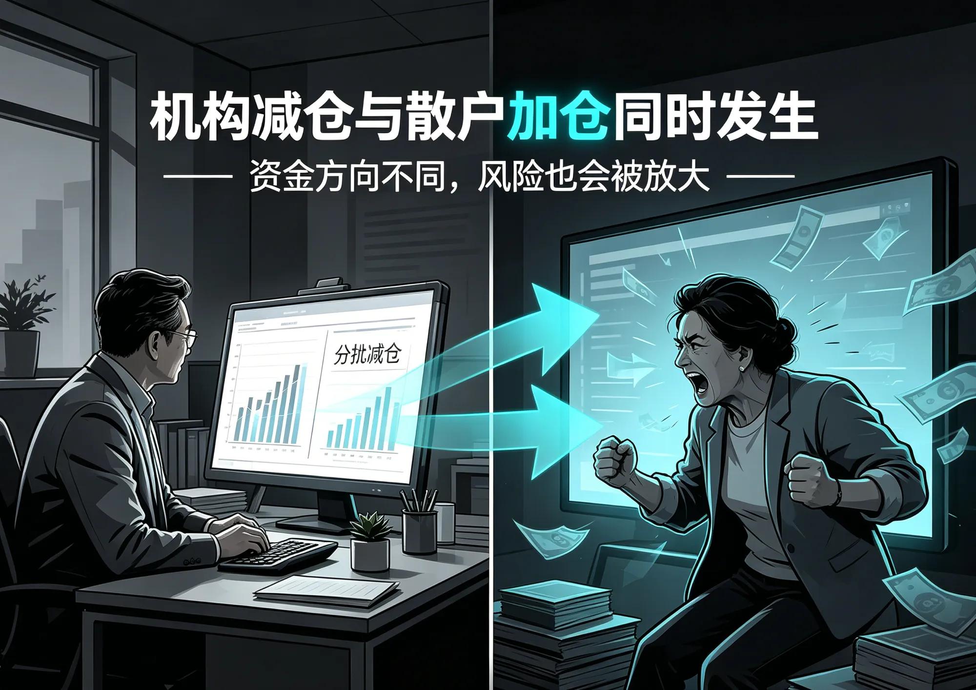 股票扛杆_机构借上涨分批离场_上涨式分化陷阱